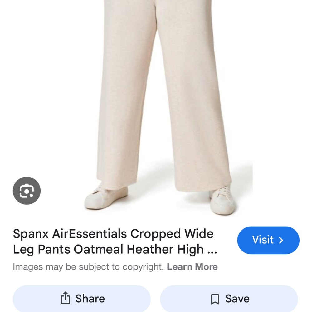 SPANX® AirEssentials
Cropped Wide Leg Pant
Oatmeal Heather / Petite / S